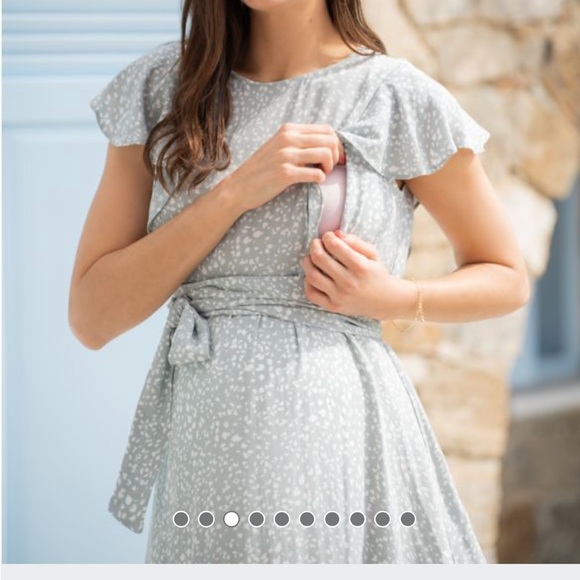 Seraphine Maternity & Nursing dress - Picture 2 of 10